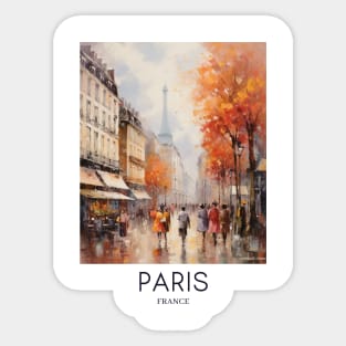 An Impressionist Painting of Paris - France Sticker